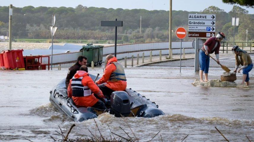 Cheias em Alcácer do Sal