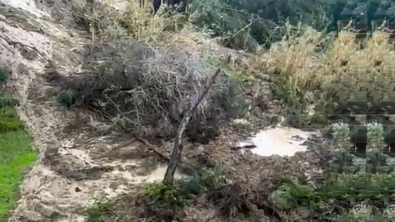 Derrocada na Costa da Caparica