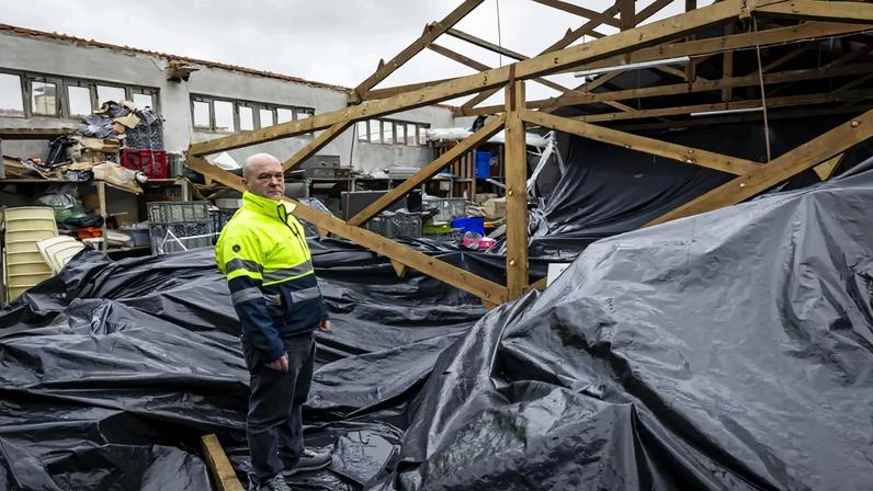 Danos provocados pelo mau tempo em Leiria