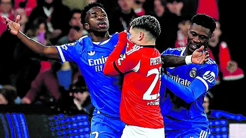 Vinícius Jr. acusou Prestianni de lhe ter chamado "mono"