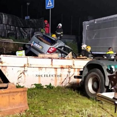 Despiste de carro em Santo Tirso causa vítima mortal
