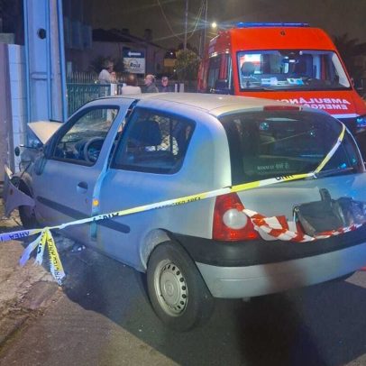 Homem morre em despiste de carro em Santa Maria da Feira
