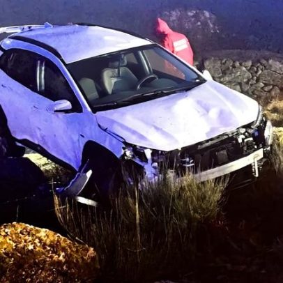 Mulher fica ferida após despiste de carro em Arouca