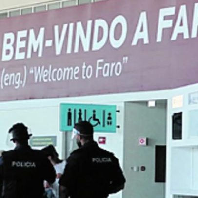 Burlão da Covid-19 detido no aeroporto de Faro