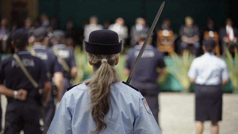 10% das polícias são mulheres. Ainda assim, o número fica abaixo da média europeia