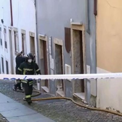 Oito desalojados após incêndio em prédio em Coimbra