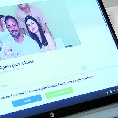 Criança falecida por cancro no Brasil usada em peditório falso online