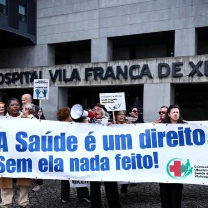 Protesto contra fecho da urgência de Obstetrícia em Vila Franca de Xira