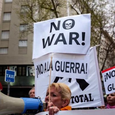 Cinco mil manifestantes em Madrid pedem fim da guerra e lembrar Gaza