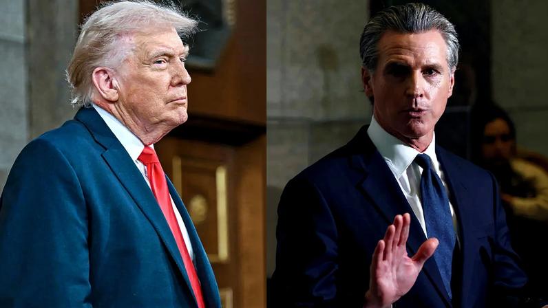 Trump ataca Gavin Newsom por dislexia; resposta da mulher do governador