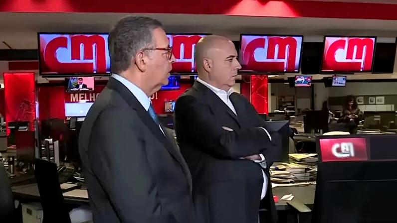 Presidente da República visita redação do Correio da Manhã