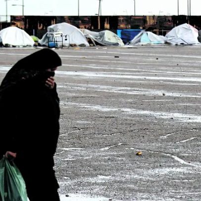 Deslocados libaneses fogem da violência para a miséria