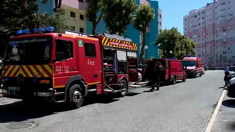 Incêndio deflagra em prédio de sete andares em Lisboa
