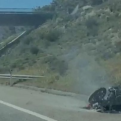Ferido em despiste de mota na A23 no Fundão