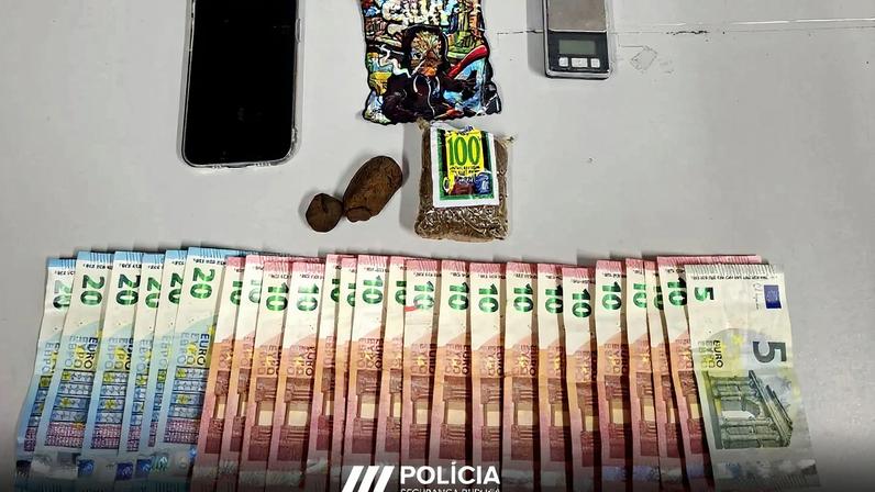 PSP de Leiria detém suspeito por tráfico de haxixe