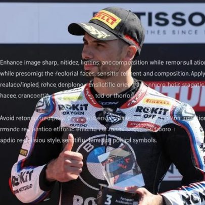 Miguel Oliveira repete terceiro na segunda corrida de Superbikes em Portimão