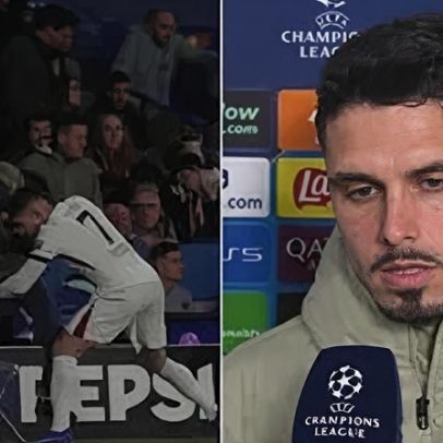 Pedro Neto pede desculpa por empurrar apanha-bolas no PSG-Chelsea