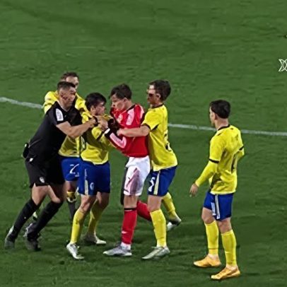 Dedic e Trezza suspensos 2 jogos por confronto no Arouca-Benfica