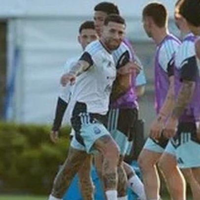 Otamendi volta a competir após lesão; defesa titular enfrenta sub-20 argentinos