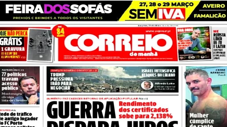 Capa do jornal