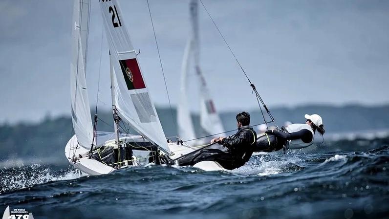 Diogo Costa e Carolina João em ação