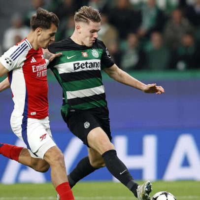 Sporting anuncia lotação esgotada para jogo com Arsenal em Alvalade