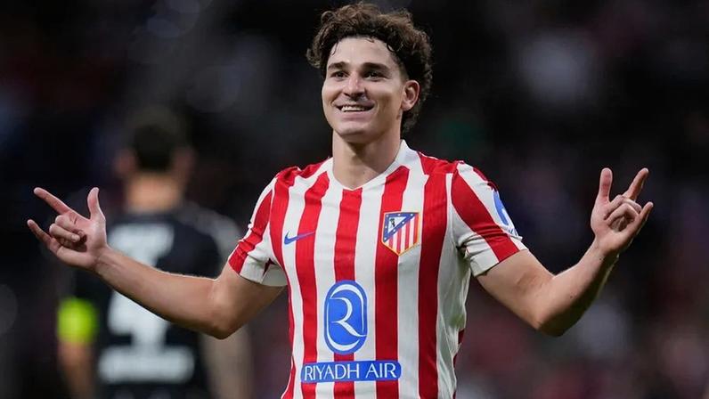 Julián Álvarez é um dos grandes destaques do At. Madrid