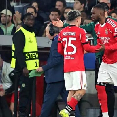 Benfica faz quatro alterações no onze frente ao Arouca