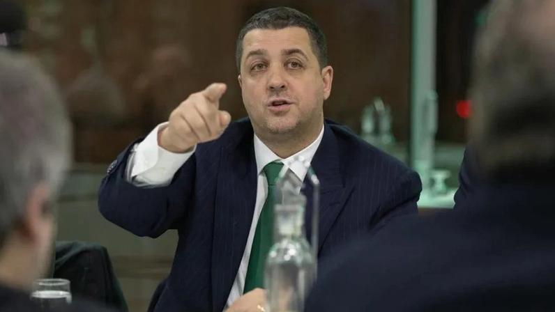 Bruno Sorreluz durante a visita Núcleo Sportinguista na Figueira da Foz