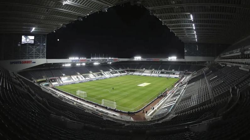 Vista geral do St. James' Park, estádio do Newcastle
