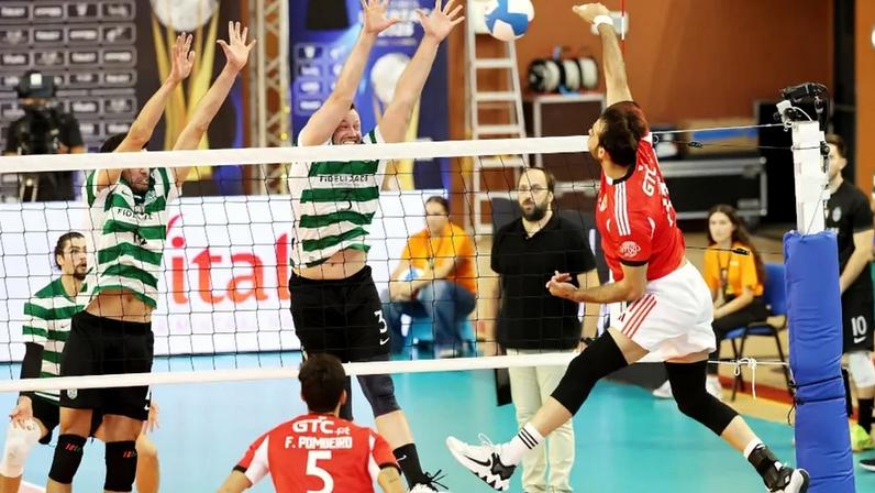 Albufeira recebe jogo de voleibol entre o Sporting CP e o SL Benfica