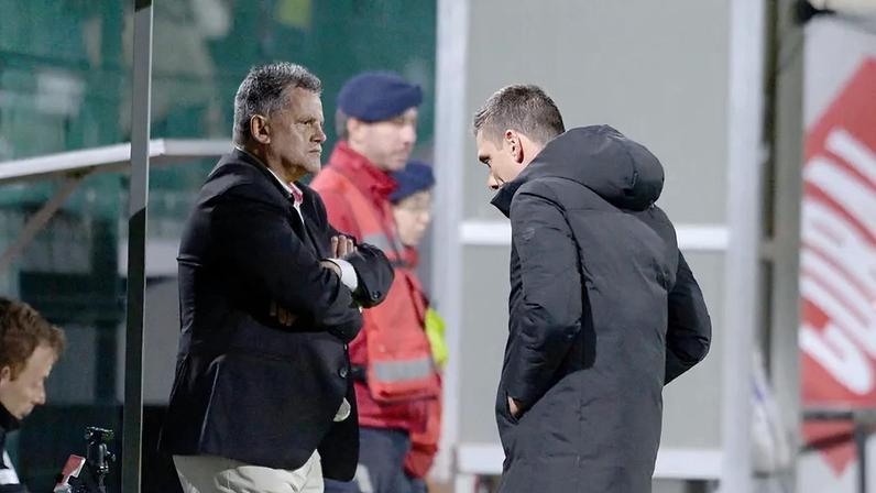 Rui Alves ao lado de Margarido