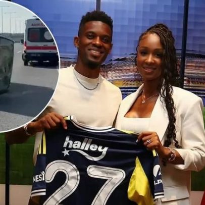 Mulher de Nélson Semedo hospitalizada após acidente de viação