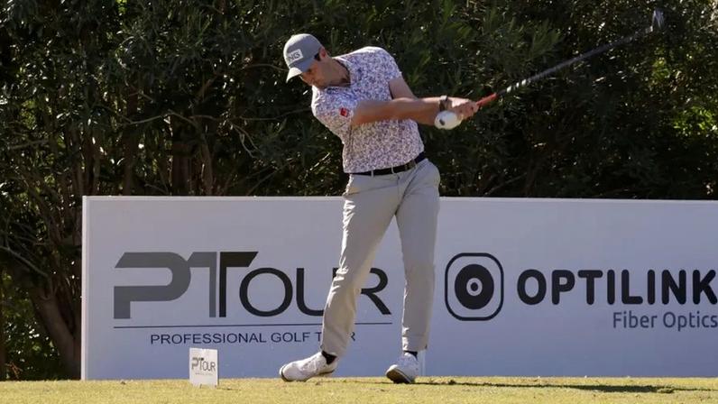 Tomás Melo Gouveia no PGA Aroeira Open, em Almada
