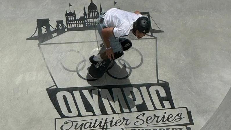 Thomas Augusto compete no park
