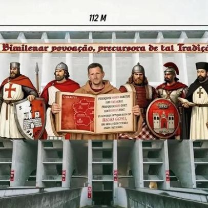 Muralha da Liberdade proibida pela PSP em Braga