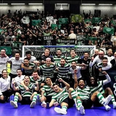 Sporting vence Benfica por 7-4 após entrada de leão