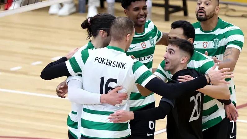 Sporting garante fator casa no playoff de voleibol