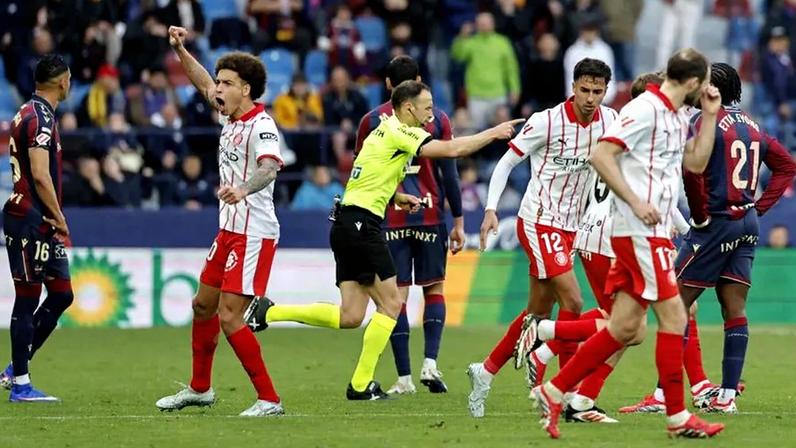 Levante cede empate com o Girona nos descontos