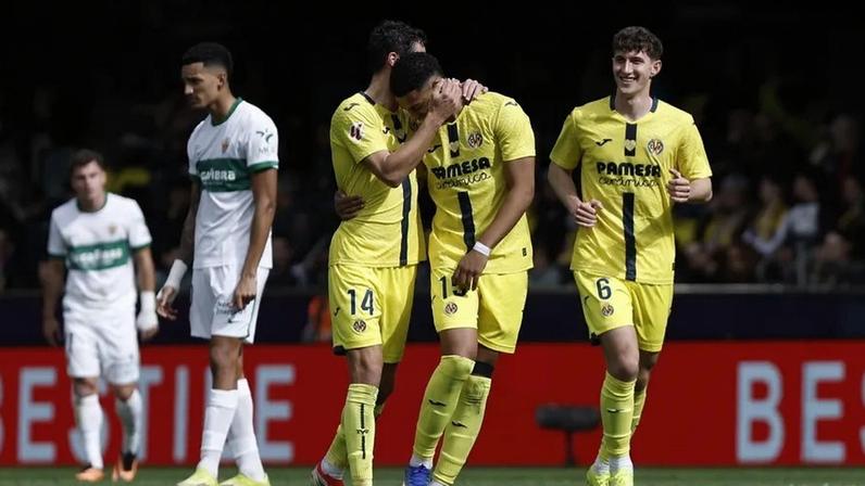Villarreal venceu o Elche por 2-1 na La Liga