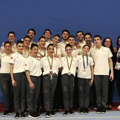 Portugal conquista prata e bronze na Taça do Mundo Maia em ginástica acrobática