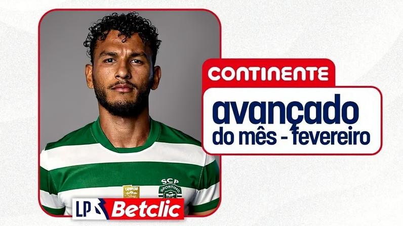 Luis Suárez eleito o avançado de fevereiro da Liga Betclic