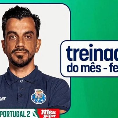 João Brandão vence o prémio de treinador do mês de fevereiro