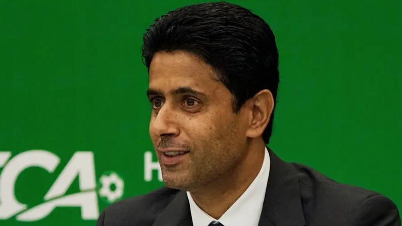 Nasser Al-Khelaïfi, presidente do PSG e CEO da Qatar Sports Investments (QSI)