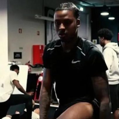 Lopes Cabral treina intensamente no ginásio e envia mensagem