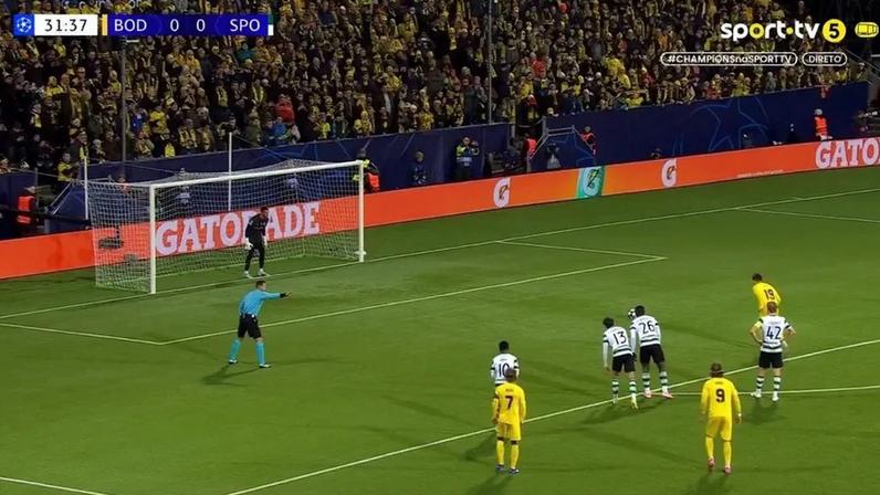 Penálti coloca Sporting em desvantagem na Noruega