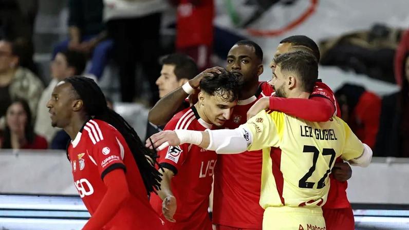 Benfica goleia Rio Ave e está nas meias-finais da Taça da Liga de futsal