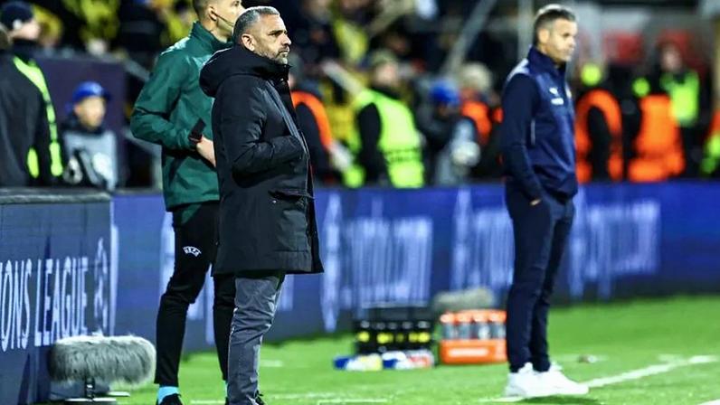 Rui Borges reage durante o Bodo/Glimt-Sporting