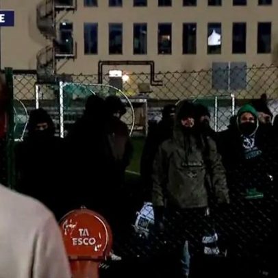 Ultras do Sporting manifestam-se à saída após derrota contra Bodo/Glimt