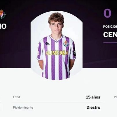 Aos 15 anos, Sergio Merino já está na mira de gigantes